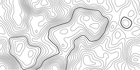  Design illustration for wall art, fabric, packaging, web, banner, wallpaper. Abstract mountain terrain map background with abstract shape line texture. 