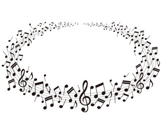 音符・五線譜_11黒