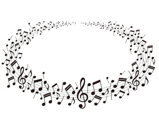 音符・五線譜_11黒