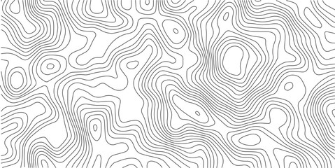 Vector geographic contour mounted map background. Abstract minimal The patter discovery vector topo map. creative discovery White wave grid stripe line map topography