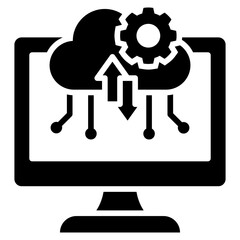 Saas Glyph Icon