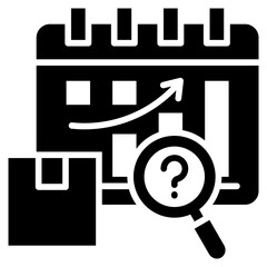 Forecasting Glyph Icon