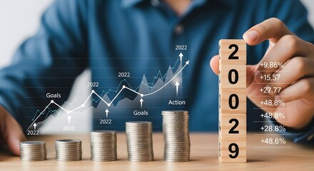 Investment strategy for growth in the future with financial planning and wealth management tips