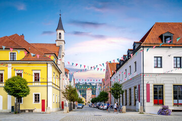 Fototapeta premium Altstadt, Kelheim, Deutschland 