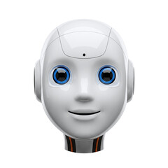 Friendly humanoid child robot head