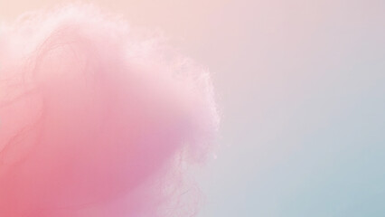 Obraz premium Gradient Pastel Cloud Background with Soft Pink and Blue Tone
