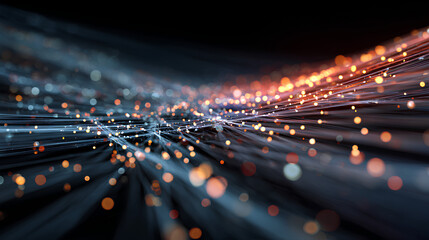 Big data technology data science analysis artificial intelligence generative ai deep learning machine learning algorithm neural flow network analytics innovation abstract futuristic. 3d rendering. 