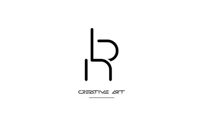 NB, BN, N, B abstract letters logo monogram