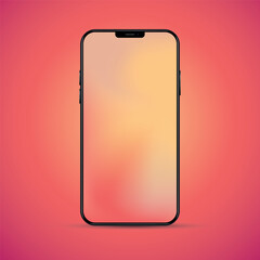 Modern mobile app on black background | Premium