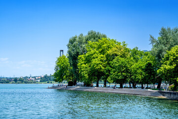Bodensee in Bregenz, Österreich 