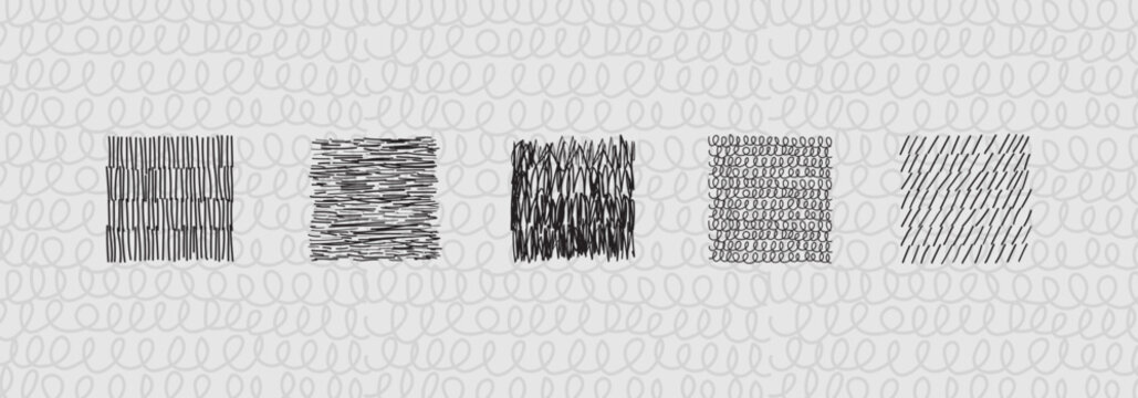 Hand Drawn Texture Patterns Collection