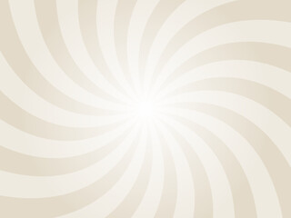 Bone brown spiral background. Strawberry ice cream pattern. Yellow pattern with smooth swirling curves. Soft, wavy, spiral design for banners, posters, templates. vector illustration.