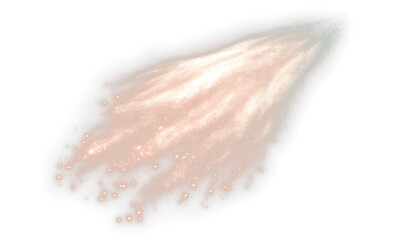 Fototapeta premium Soft Sparkle Breeze Element Clipart Isolate on Transparent Background, cutout, png