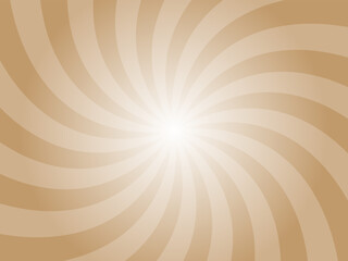 Obraz premium Lion brown spiral background. Strawberry ice cream pattern. Yellow pattern with smooth swirling curves. Soft, wavy, spiral design for banners, posters, templates. vector illustration.