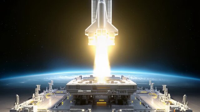 Space Shuttle Ready to Explore the Universe