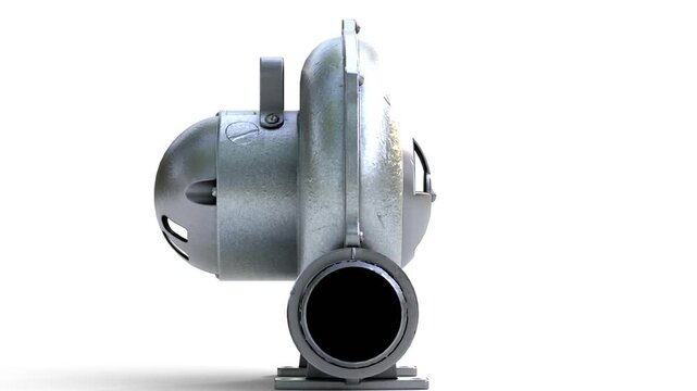 air blower on white background