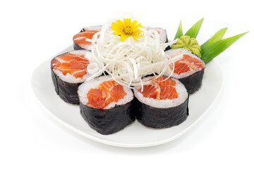 Salmon Maki Japanese food
