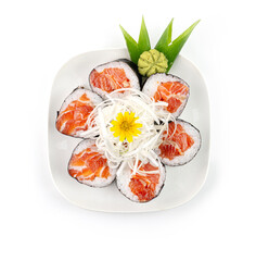 Salmon Maki Japanese food