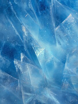 Astratto sfondo glaciale: texture di ghiaccio stratificato