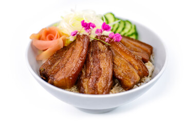 Braised Pork belly with Rice