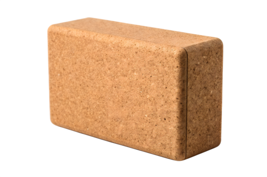 Natural Cork Yoga Block for Exercise and Fitness Support