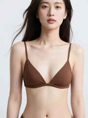 Fototapeta premium 스트랩 스포츠 브라 여성 화보컷, Strappy Sports Bra Lookbook for Women