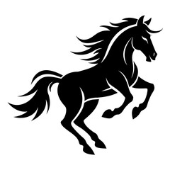 Galloping Horse Silhouette