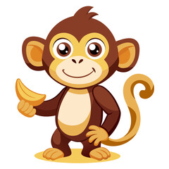 Jungle Monkey Vector