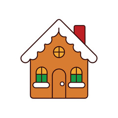 Fototapeta premium house with a roof of a house