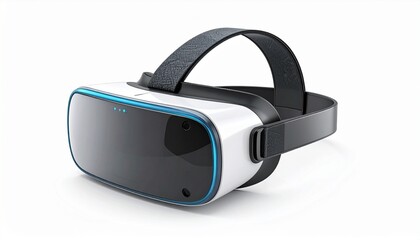 Fototapeta premium Virtual Reality Headset Front View