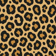leopard spots. seamless print for clothes or printing. Vector print.