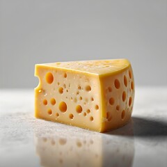 A Deliciously Classic Slice: The Aromatic Delight of Swiss Cheese Perfection