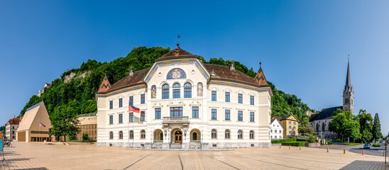 Landtags Und Regierungsgebude Vaduz Liechtenstein
