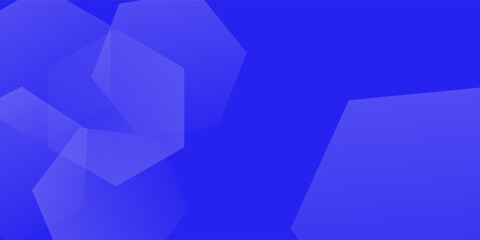 Obraz premium Vector. blue modern background with hexagon elements. Modern art simple type2