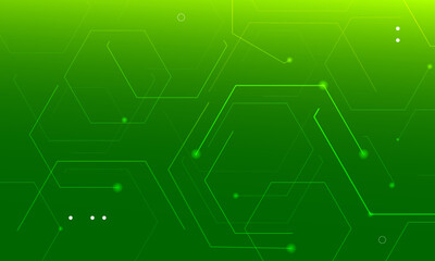 Abstract technology green background. Eps10 vector