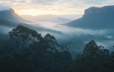 The sky is cloudy and the sun is setting