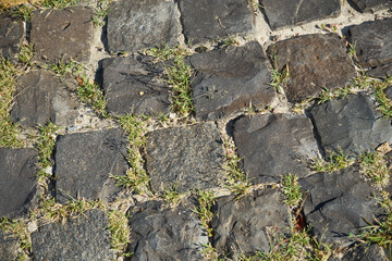 grunge stone texture on the ground