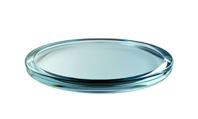 A circular glass dish with a smooth surface, commonly used in laboratories or for serving food. isolated on white background and transparent background