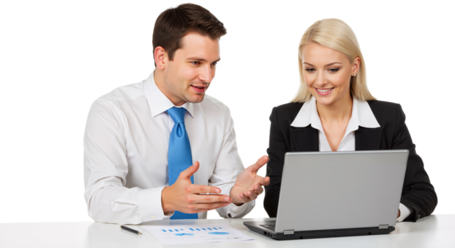 Collaborative Professionals: Teamwork and Focus on Shared Goals - Powered by Adobe