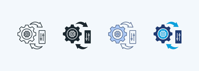Automatic Control Multiple Style Icon Collection