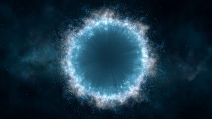 blue space background