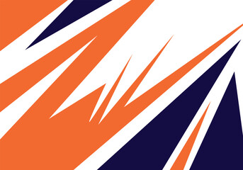 Burst Motion Bold Orange and Blue Halftone Sports Background