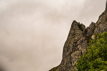 Paisaje en Bulnes, Picos de Europa.