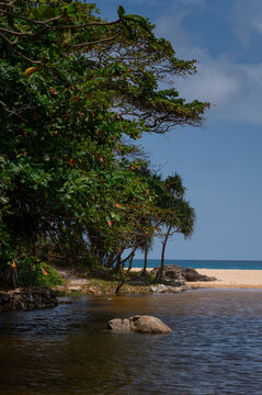 Nice Beach And White Sand In Thailand