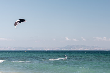 Kitesurfing in Tarifa &ndash; Playa Valdevaqueros, Spain