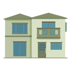 シンプルな戸建てのイラスト