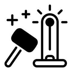 This Hammer game icon is suitable for Amusement Park, Entertainment, etc.