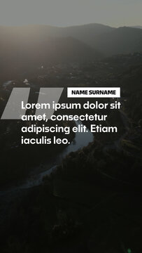 Vertical Animated Quotes