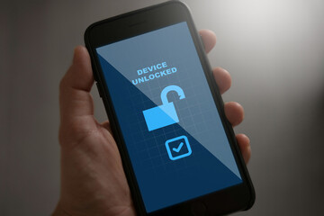Smartphone Unlocked Secure Access Confirmation