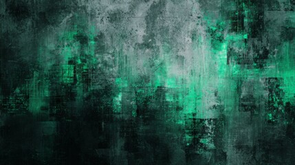 Fototapeta premium Abstract Urban Military Style Background with Dark Texture and Green Highlights for Creative Projects